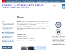 Tablet Screenshot of ktlcharterschool.com